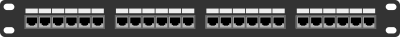 24-Port Patch Panel clipart