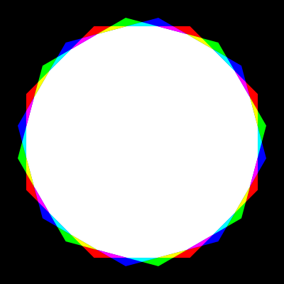 24gon rgb mix clipart