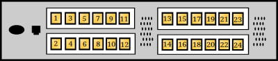 24Port-SANSwitch clipart