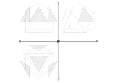 26 construction geodesic spheres recursive from tetrahedron clipart