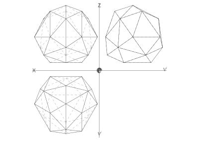 28 construction geodesic spheres recursive from tetrahedron clipart