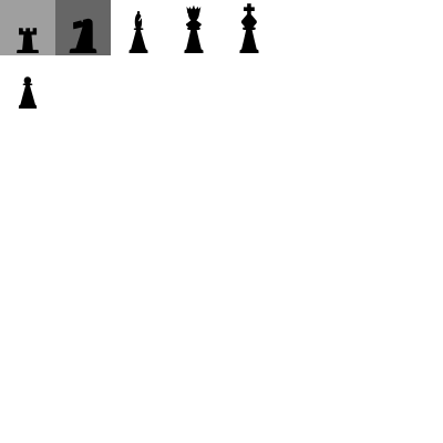 2D Chess set - Chessboard 2 clipart