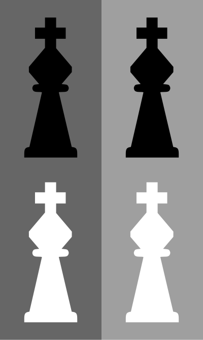 2D Chess set - King clipart