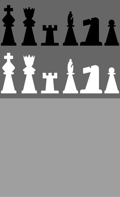 2D Chess set - Pieces clipart