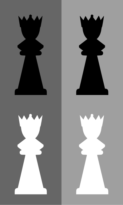 2D Chess set - Queen clipart