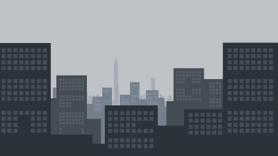 2D Cityscape in Overcast clipart