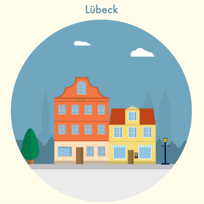 2D Houses (Lübeck) clipart
