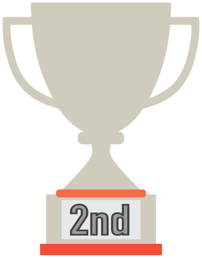 2nd Place Trophy clipart