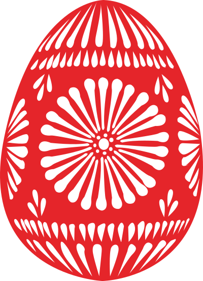 3 colour easter eggs (fix) clipart