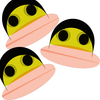 3 ducks clipart