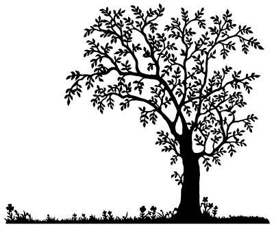 3 Girls Playing Vintage Silhouette Minus Girls clipart