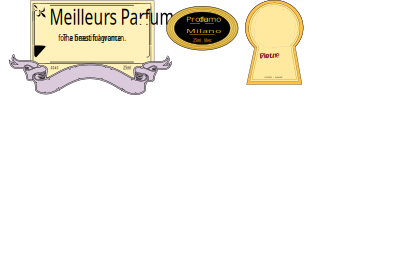 3 Perfume Labels clipart