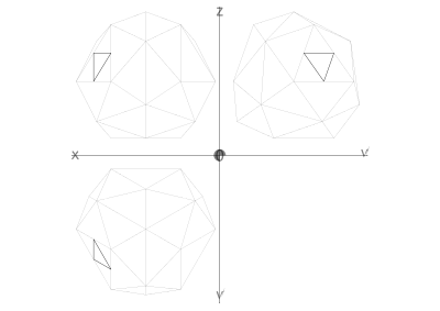 33 construction geodesic spheres recursive from tetrahedron clipart