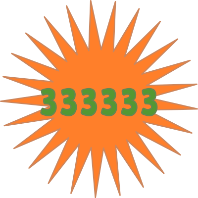 333333 clipart