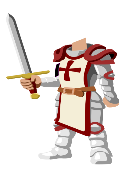 3C Knight clipart