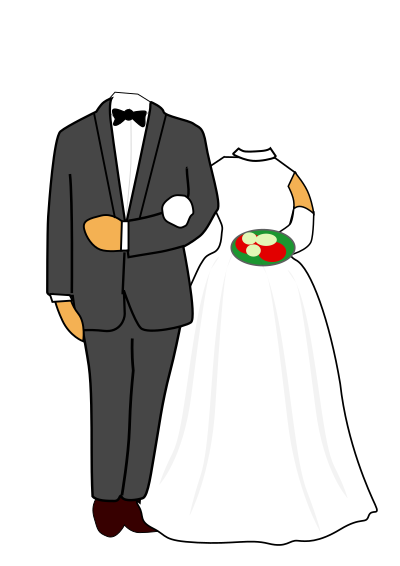 3c, Wedding clipart