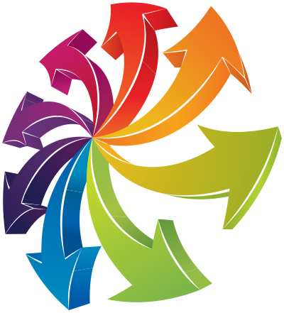 3D Arrows clipart