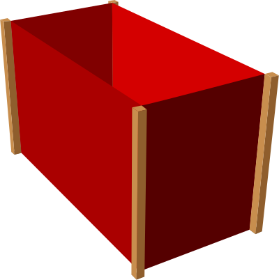 3D box Demo with Inner Walls clipart