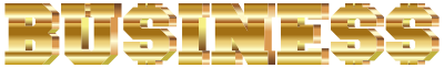 3D Business Typography clipart