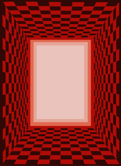 3D Checked Frame clipart