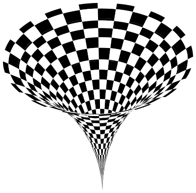 3D Checkerboard Vortex clipart