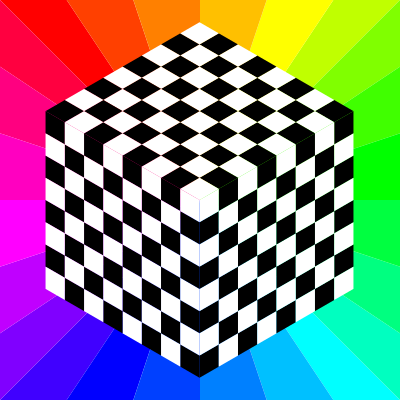 3d chessboard 8 squares clipart