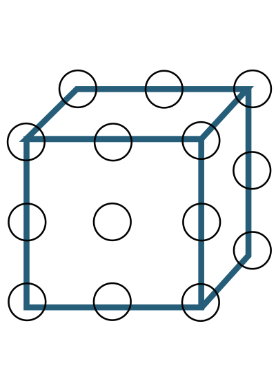 3D Cube clipart