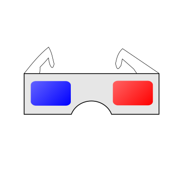 3D Glasses clipart