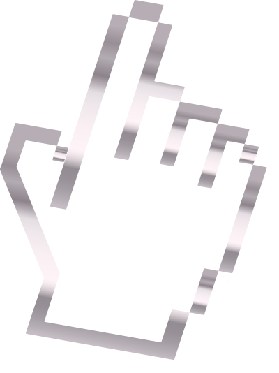 3d Hand Cursor Pointer clipart