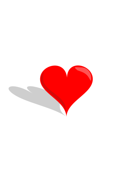 3D Heart clipart