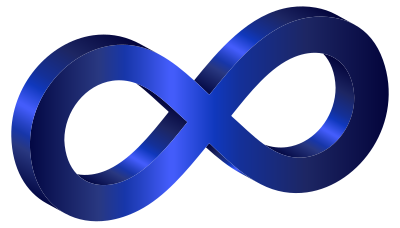 3D Infinity Symbol Variation 2 clipart