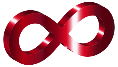 3D Infinity Symbol Variation 3 clipart