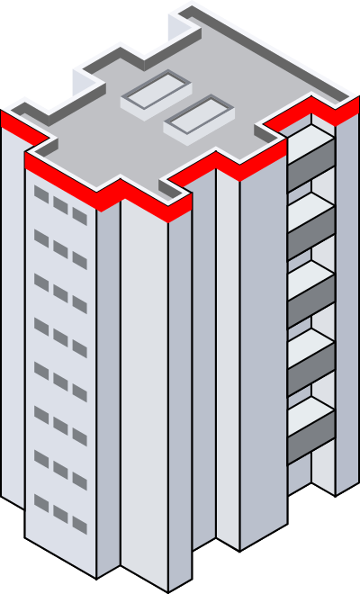 3D Isometric Building clipart