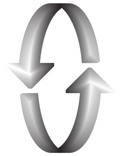 3D Monochrome Arrows 2 clipart