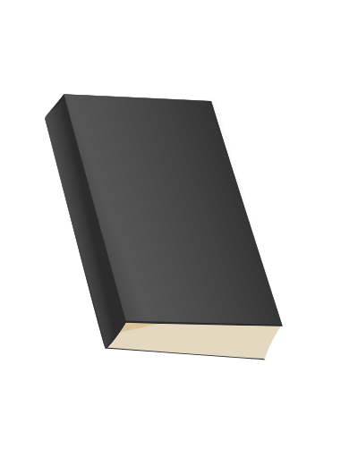 3d Paperback upright clipart