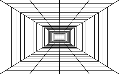 3D Perspective Grid, Very Long clipart