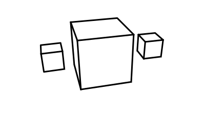 3D Rotating boxes [Animation] clipart
