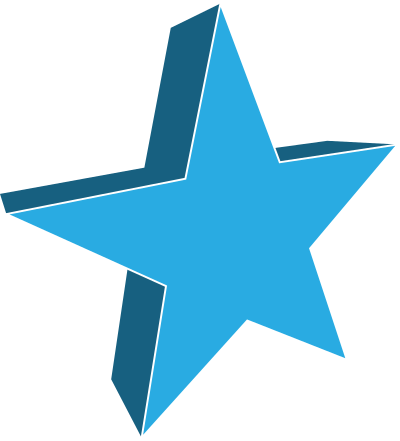 3D Star clipart