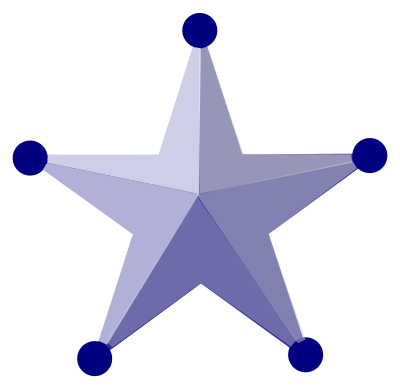 3D Star clipart