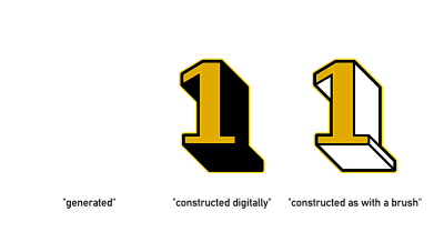 3D text effect clipart
