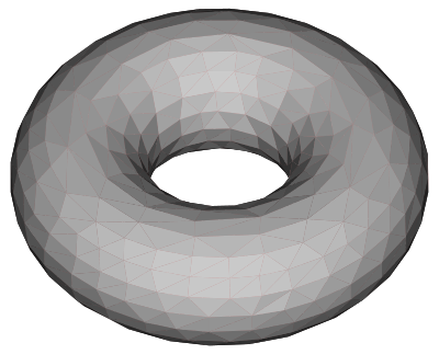 3D Torus Rotated clipart