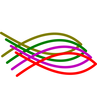 4 Fish clipart
