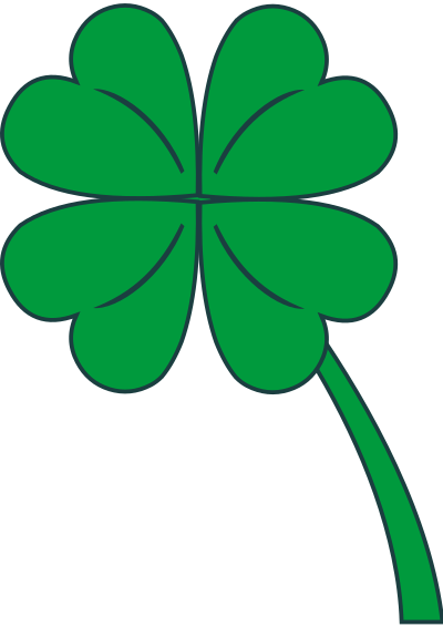 4 Leaf Clover clipart