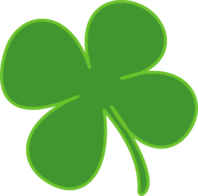 4-leaf clover clipart