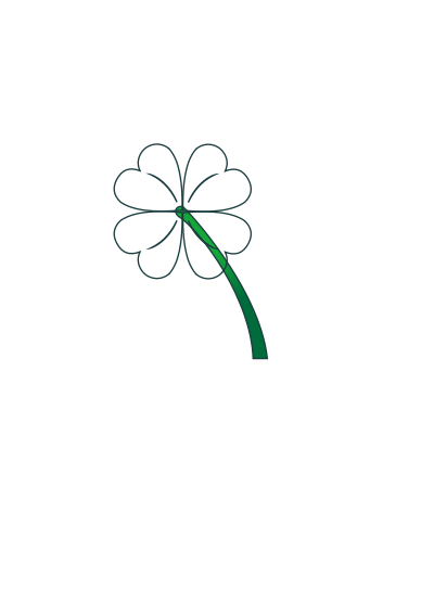 4 Leaf Clover Gradient clipart
