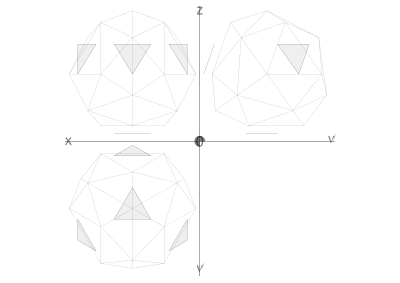 40 construction geodesic spheres recursive from tetrahedron clipart