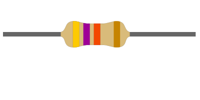 47K Ohm Resistor clipart