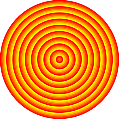 48 circle solar target clipart