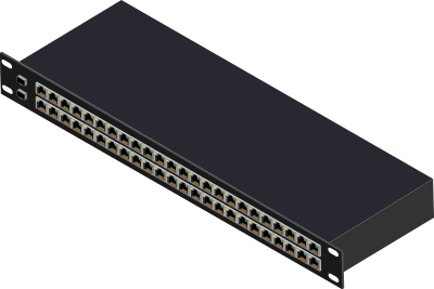 48 Port Switch clipart