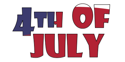 4th of July Waving Animation clipart